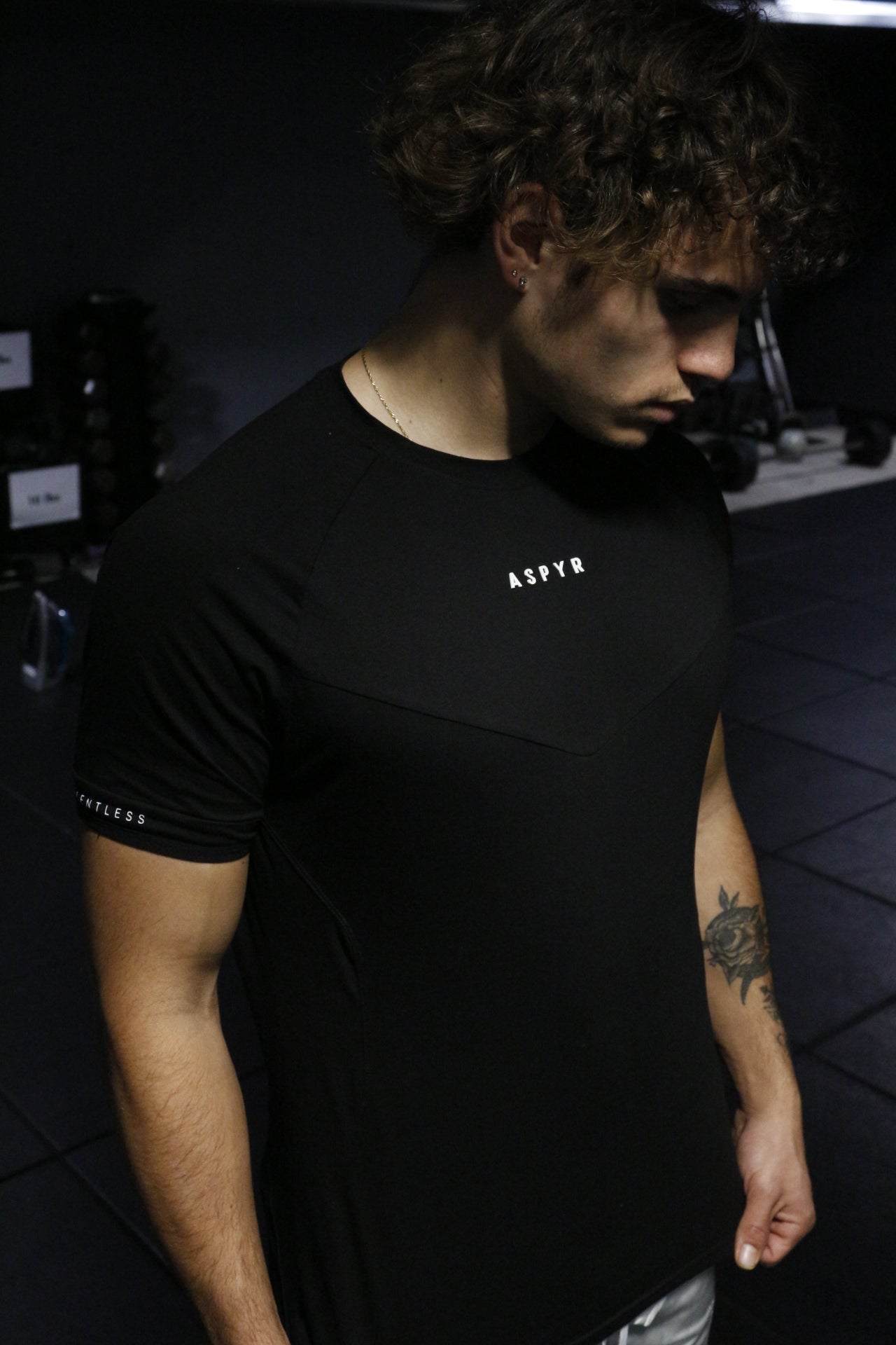 ATHLETIC SHIRT - BLACK (Size Down) – ASPYR Athletic Wear