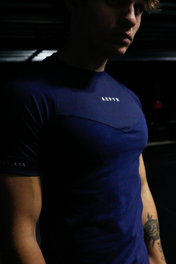 ATHLETIC SHIRT - NAVY (Size Down)