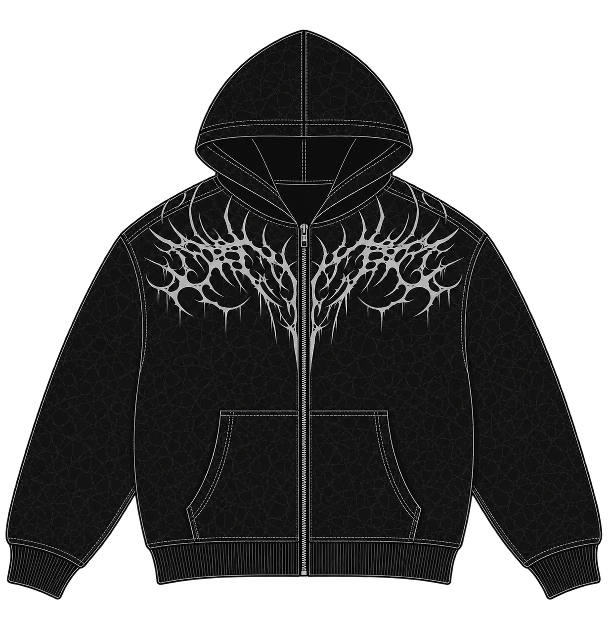 Berserk Zip-Up garment illustration