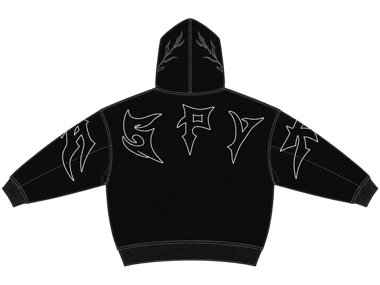 Revenant Hoodie garment illustration