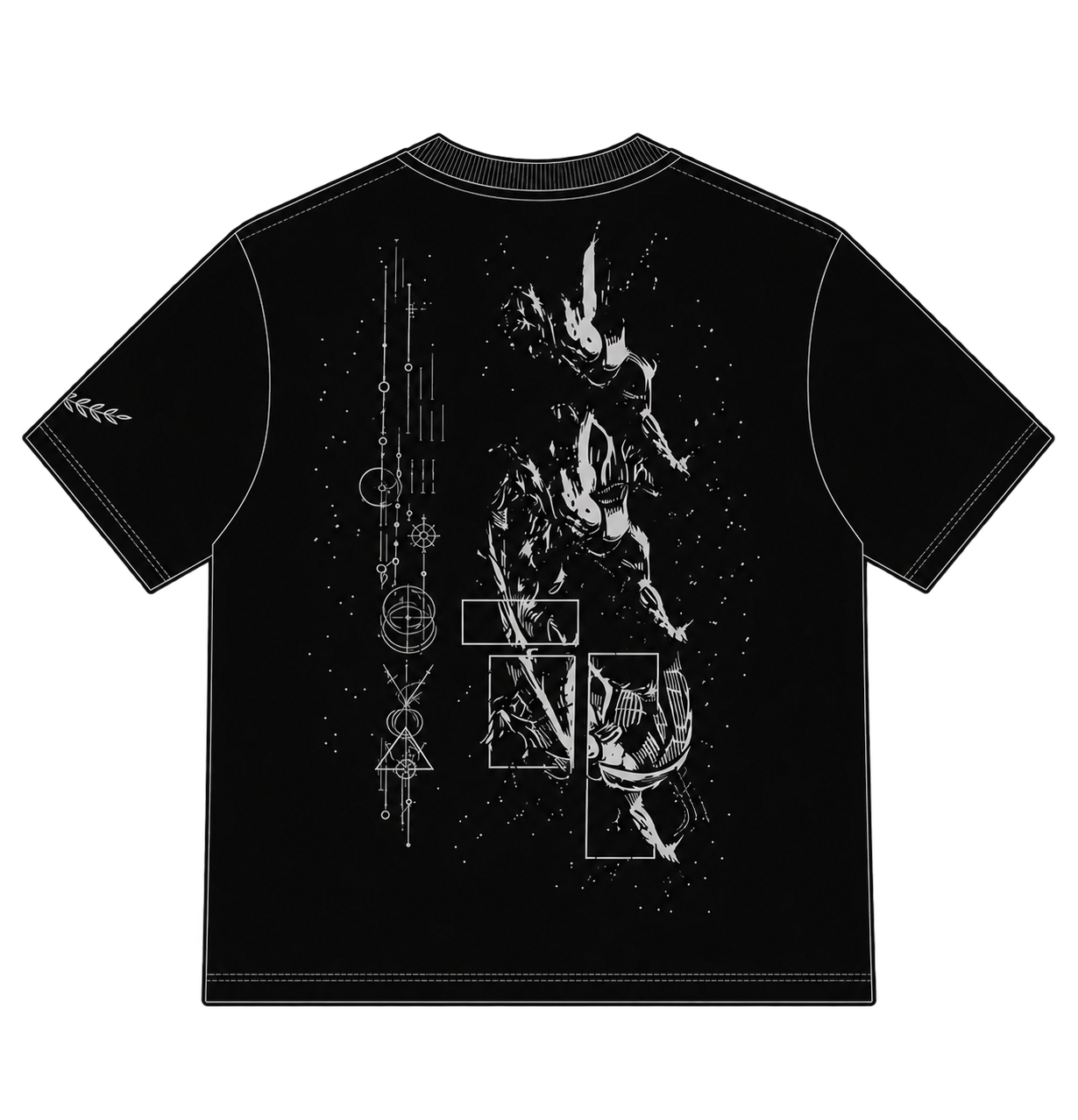 Fallen Pump Cover garment illustration