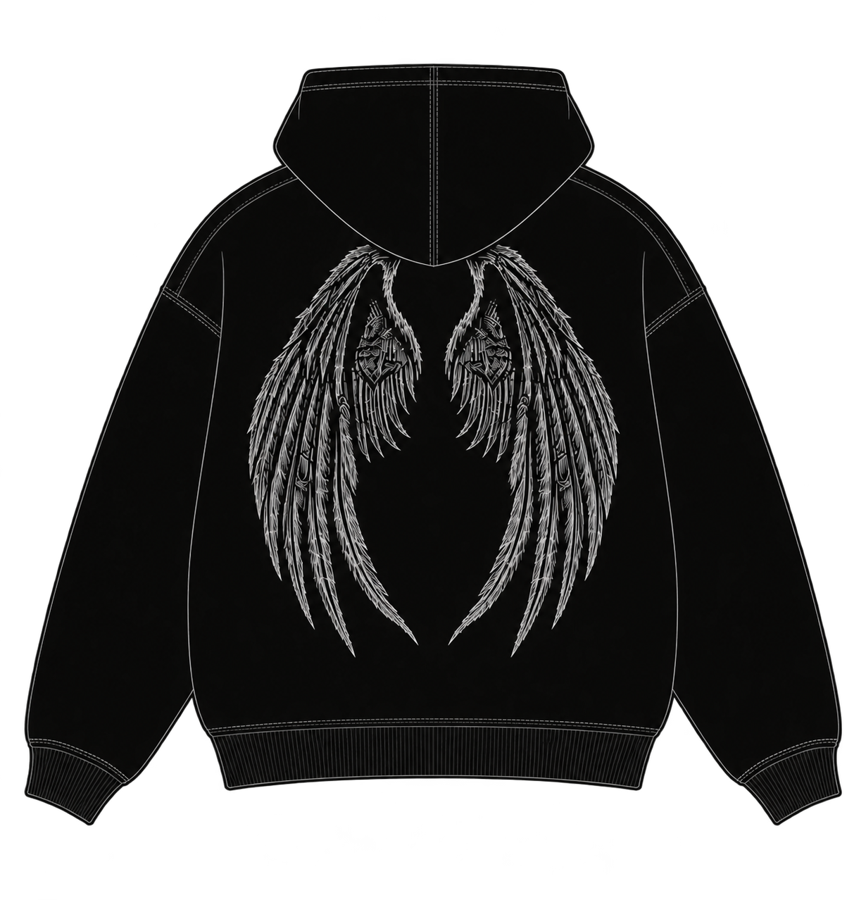 Relentless Zip-Up garment illustration